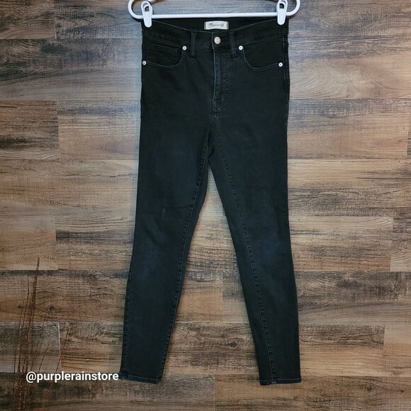 Madewell Jeans Size 28 Skinny 9" High Rise Tummy Control Lunar Wash MB786 - Picture 1 of 13
